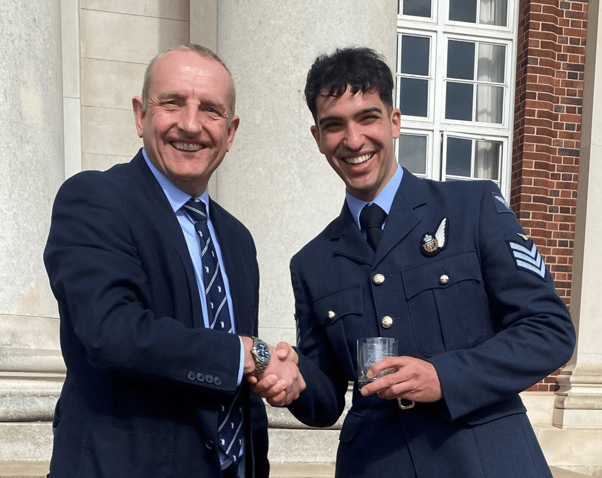 Land course presentation at RAF Cranwell